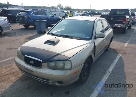 2001 Hyundai Elantra Gls z USA, uszkodzony, nr VIN KMHDN45DX1U150063